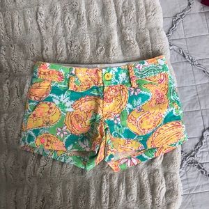 lilly pulitzer shorts size 00